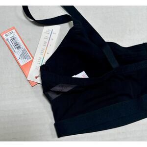 Colsie Black Bralette – Size M – Mesh Back + Soft Front – NWT Target Lounge